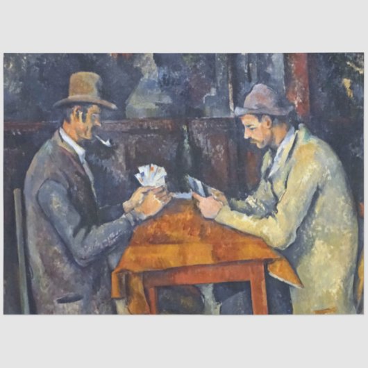 De Kaart speelt, Cezanne Tissuepapier (Voorkant)