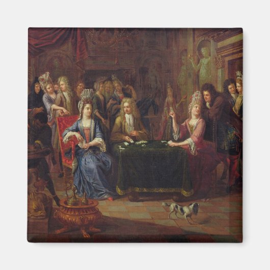 De Kaart spelers, 1699 Magneet (Voorkant)