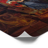 De Kaart spelers, 1699 Poster (Hoek)