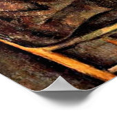 De Kaart Spelers (3), Paul Cezanne schilderij Poster (Hoek)