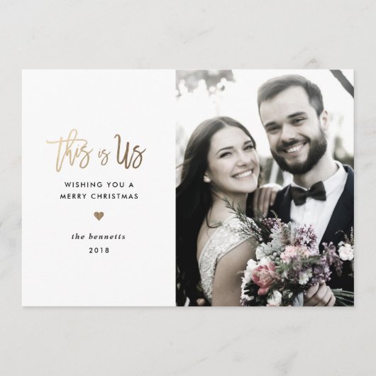 De Kaart *This van de Foto van de vakantie is Us* (Voorkant)