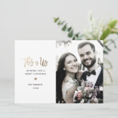 De Kaart *This van de Foto van de vakantie is Us* (Staand voorkant)