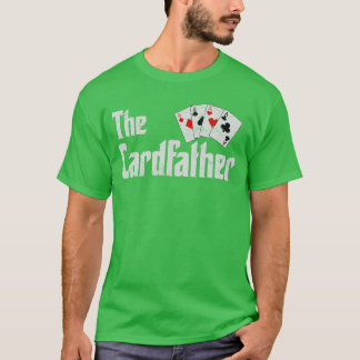 De kaart vader poker spel kaarten spelende papa va t-shirt