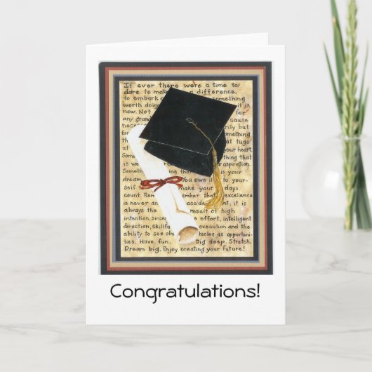 De Kaart van afstuderen (Voorkant)