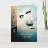 De kaart van afstuderen voor Esthetician (Voorkant)