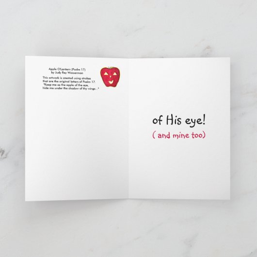 De kaart van AppleO'Lantern (Binnen)