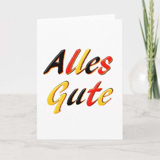 De kaart van beste wensen (Voorkant)