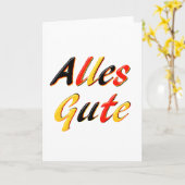 De kaart van beste wensen (Gele Bloem)