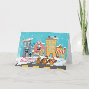 de kaart van beverKerstmis