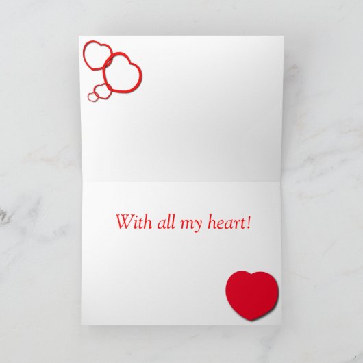 De Kaart van Boston Terrier Valentijn (Binnen)