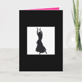 de kaart van buikdansgroeten (Voorkant)