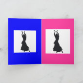 de kaart van buikdansgroeten (Binnen)