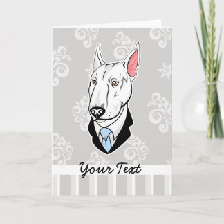 De Kaart van bull terrier