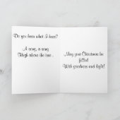 De Kaart van Chiristmas (Binnen)