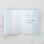 De Kaart van Christams van de priester met Mary en (Binnen)