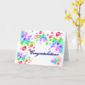 De Kaart van Congratulations_ (Gele Bloem)