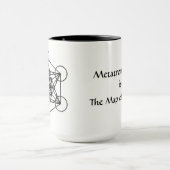 De kaart van creatie 15 oz. Mok (Midden)