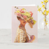 De kaart van dame Victoria Note (Gele Bloem)