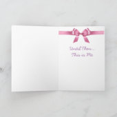 De kaart van de Aankondiging van de Geboorte van (Binnen)