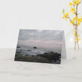 De Kaart van de aanmoediging: Rotsachtige Kustlijn (Gele Bloem)