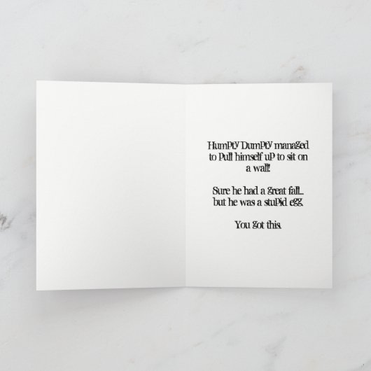 De Kaart van de aanmoediging - Sarcastically! (Binnen)