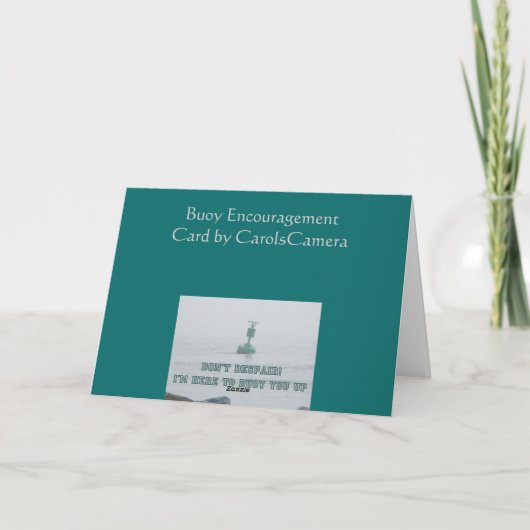 De Kaart van de Aanmoediging van Bouy (Achterkant)