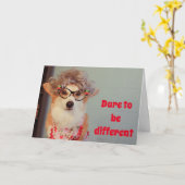 De Kaart van de Aanmoediging van Corgi (Gele Bloem)