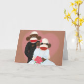 De Kaart van de Aap van de sok van het Huwelijk (Gele Bloem)