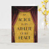 De Kaart van de acteur (Gele Bloem)