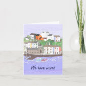 De kaart van de adreswijziging (Voorkant)