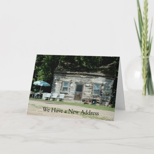 De Kaart van de adreswijziging: Blokhuis (Voorkant)