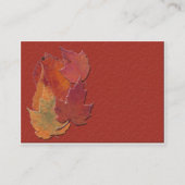 De Kaart van de Afsluitingsbehuizing van de herfst (Achterkant)