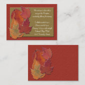 De Kaart van de Afsluitingsbehuizing van de herfst (Voorkant / Achterkant)