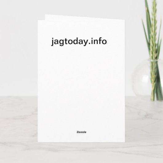 De Kaart van de Afstuderen van de Giraffe (Achterkant)