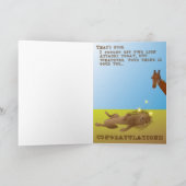 De Kaart van de Afstuderen van de Giraffe (Binnen)