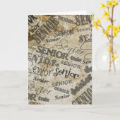 De Kaart van de Afstuderen van de middelbare (Gele Bloem)