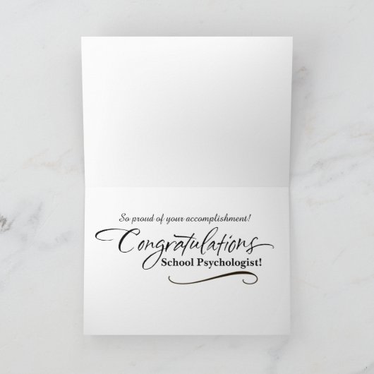 De Kaart van de Afstuderen van de Psychologie van (Binnen)