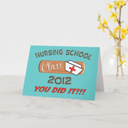 De Kaart van de Afstuderen van de School 2012 van (Gele Bloem)