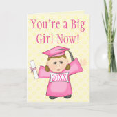 De Kaart van de Afstuderen van het Meisje van de (Voorkant)