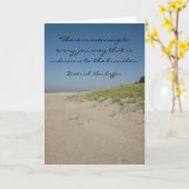 De Kaart van de Afstuderen van het Strand van (Gele Bloem)