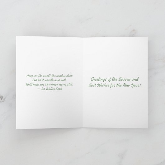 De Kaart van de Appelen van Kerstmis (Binnen)