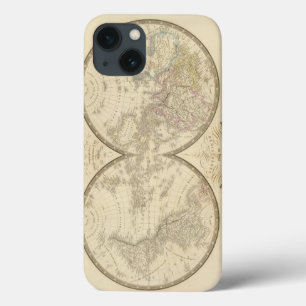 De Kaart van de Atlas van de wereld iPhone 13 Hoesje