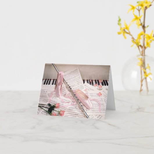 De Kaart van de ballerina (Gele Bloem)