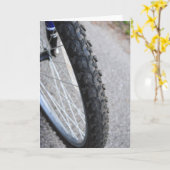 De Kaart van de Band van de fiets (Gele Bloem)