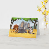 De Kaart van de Band van de Kruik van de safari (Gele Bloem)