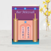 De kaart van de Bar mitswa van Tien Bevelen (Gele Bloem)