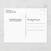 De Kaart van de begrotingspolitiek kerstmis met bl (Achterkant)