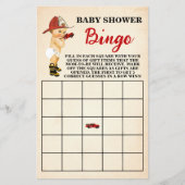 De Kaart van de Bingo van het Kleine Baby shower v (Voorkant)