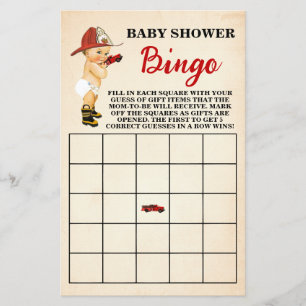 De Kaart van de Bingo van het Kleine Baby shower v