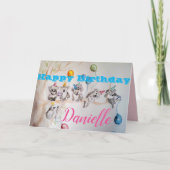 De Kaart van de Birthday Party van Koala Waterverf (Voorkant)